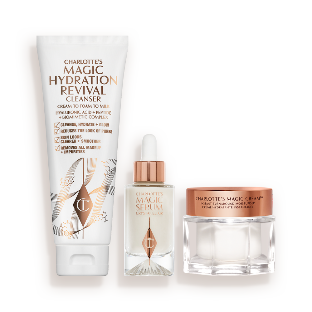 CHARLOTTE’S 3-STEP MAGIC SKIN ROUTINE