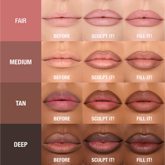 MAKEUP BAG OF LIP SCULPTING SECRETS