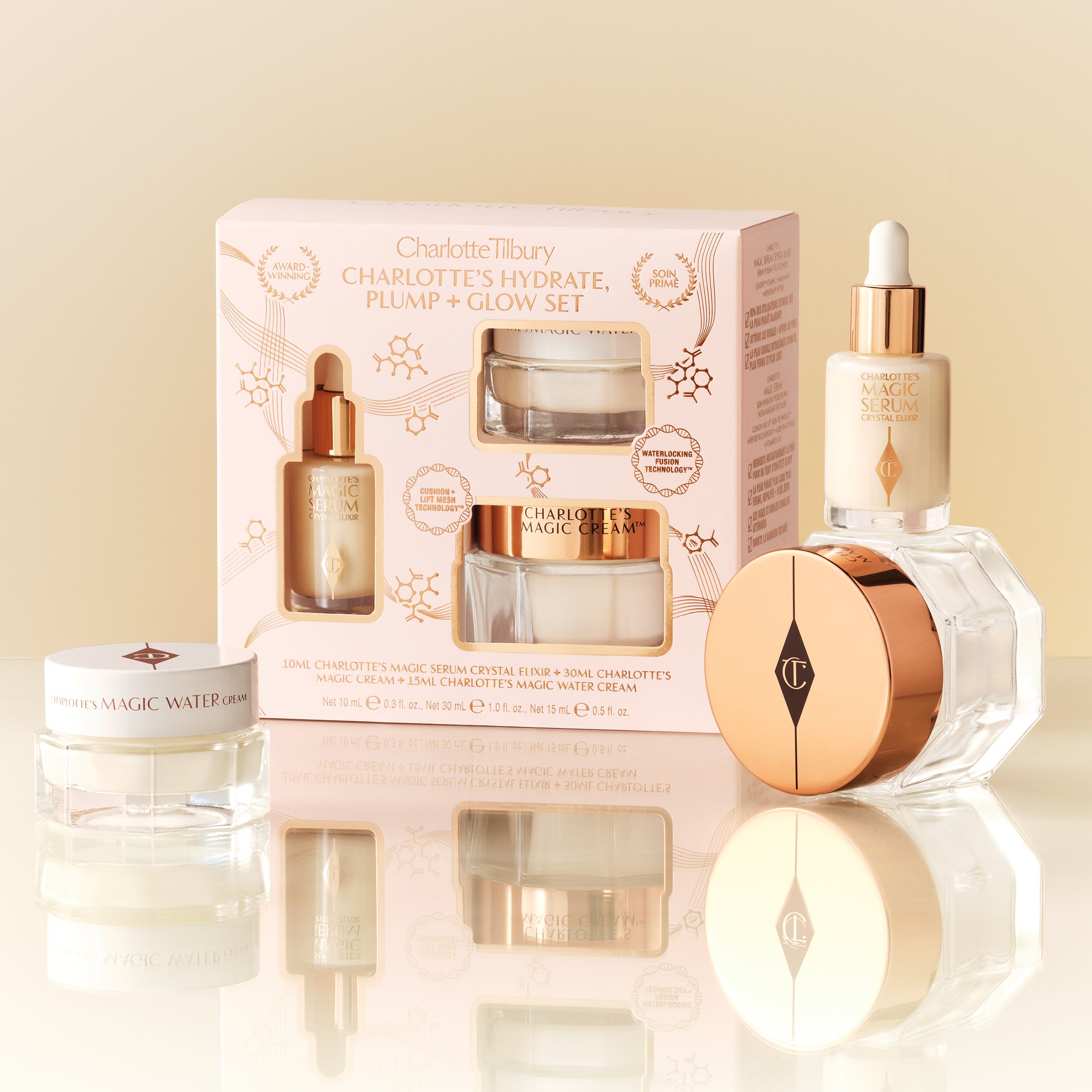 CHARLOTTE'S HYDRATE PLUMP & GLOW SET