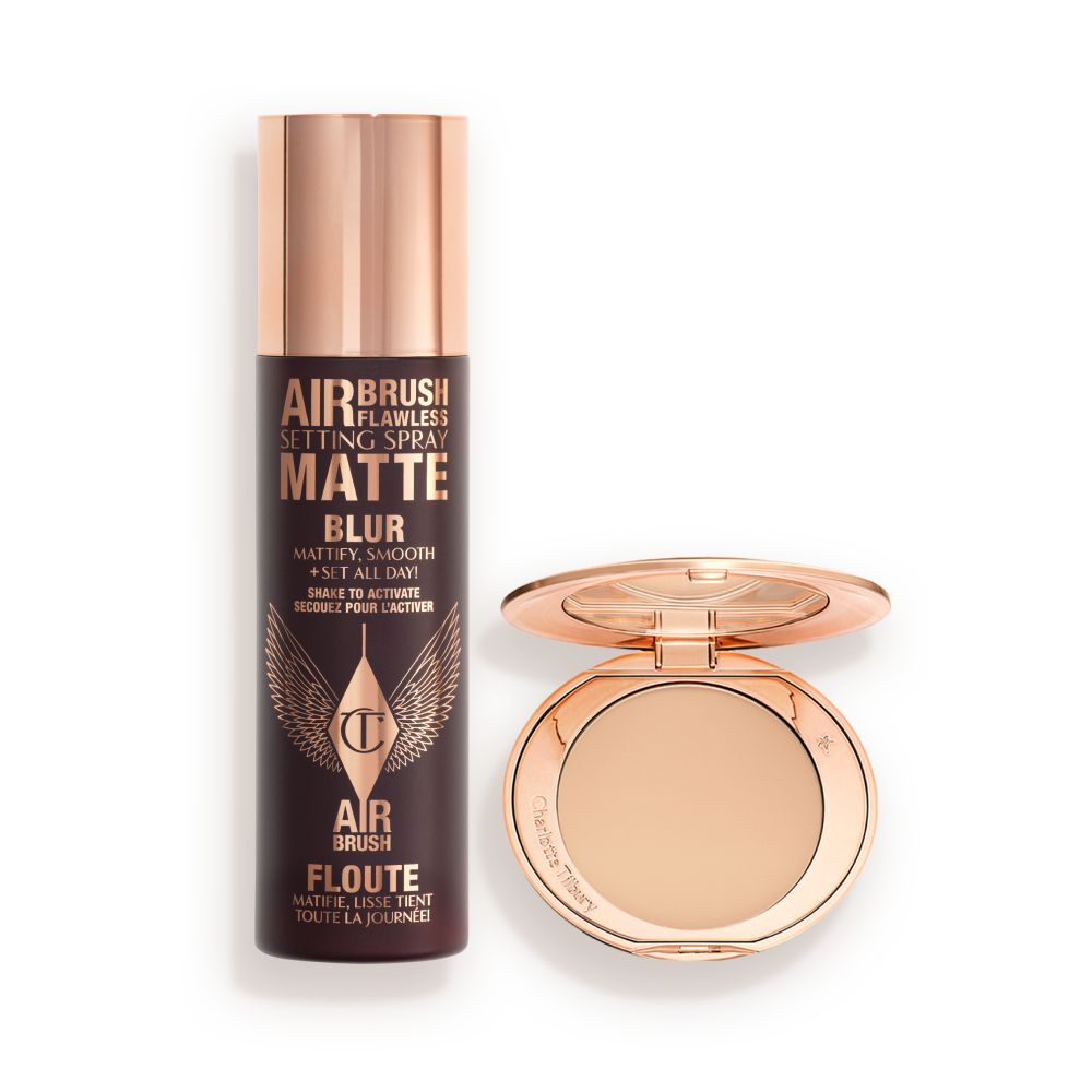 AIRBRUSH FLAWLESS MATTIFY, BLUR & SET KIT