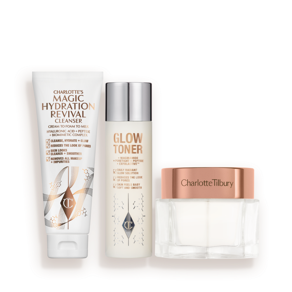 CHARLOTTE’S MAGIC CLEANSE, TONE & GLOW SET