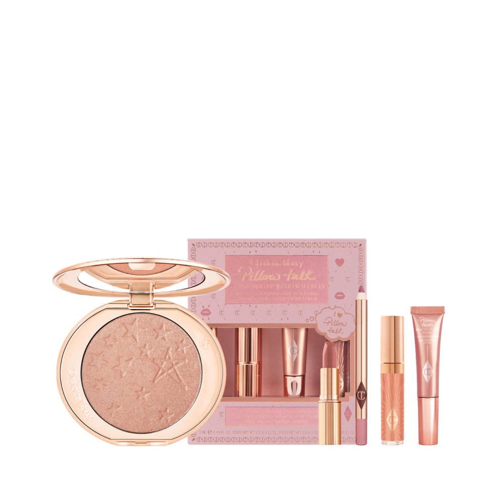 PILLOW TALK LIPS, CHEEKS & HOLLYWOOD GLOW KIT