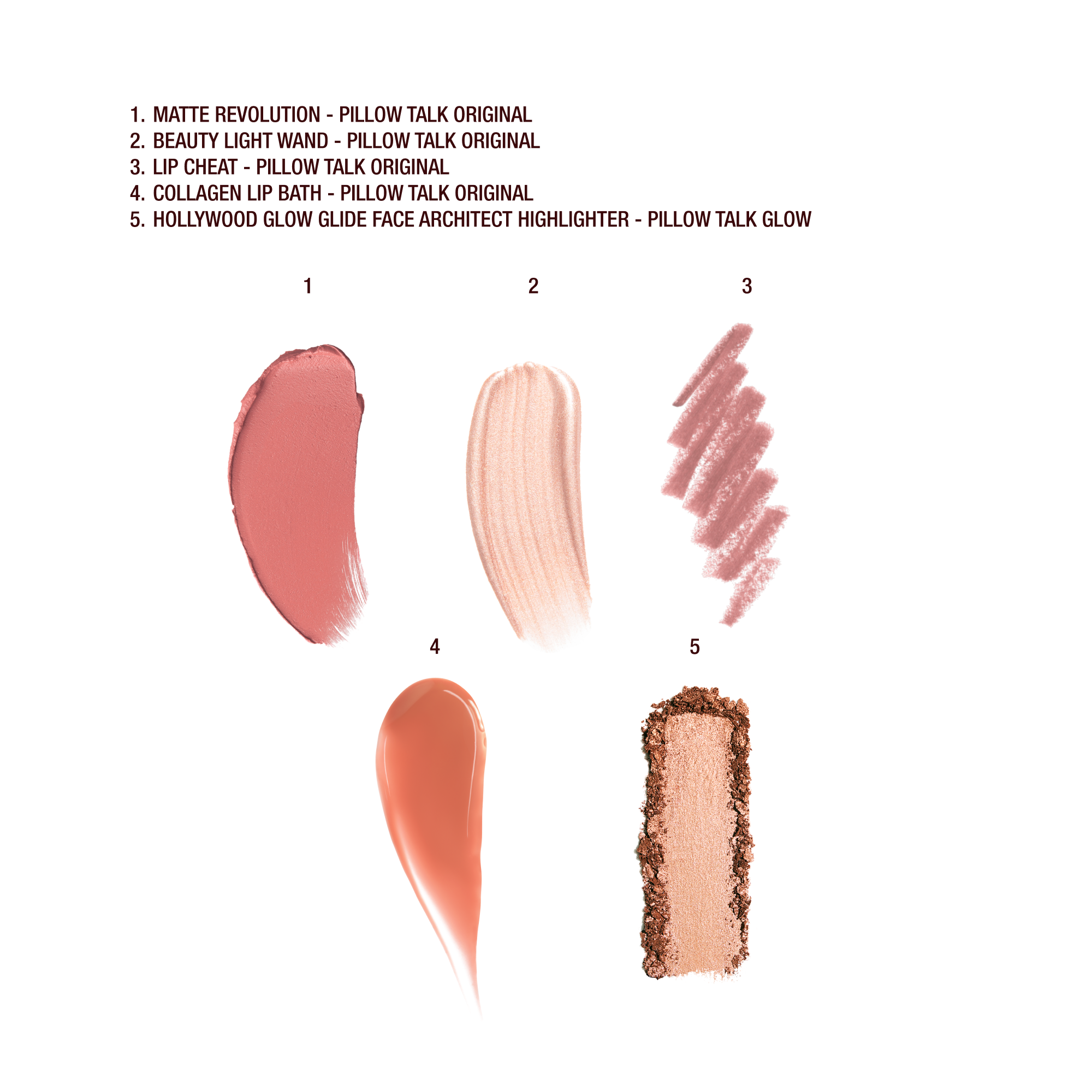 PILLOW TALK LIPS, CHEEKS & HOLLYWOOD GLOW KIT