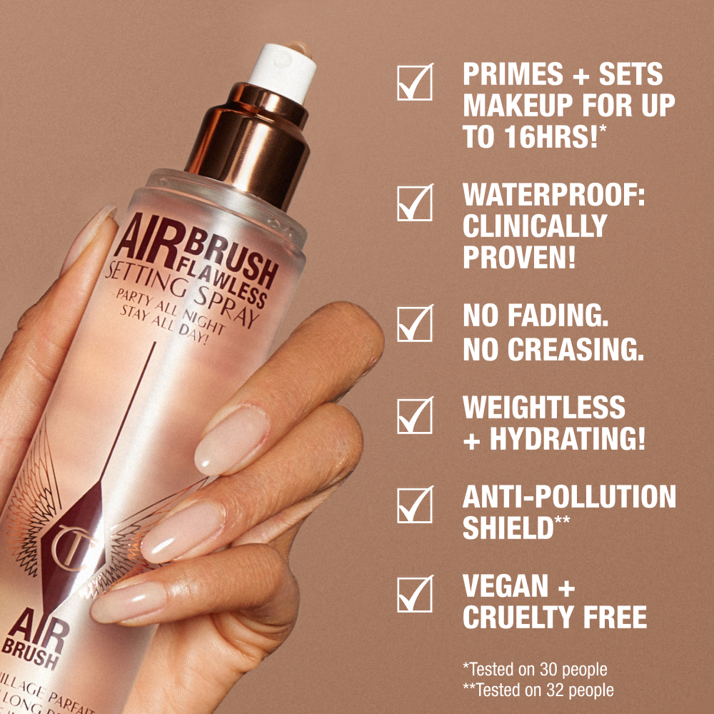 AIRBRUSH FLAWLESS SETTING SPRAY FULL-SIZE + TRAVEL-SIZE DUO