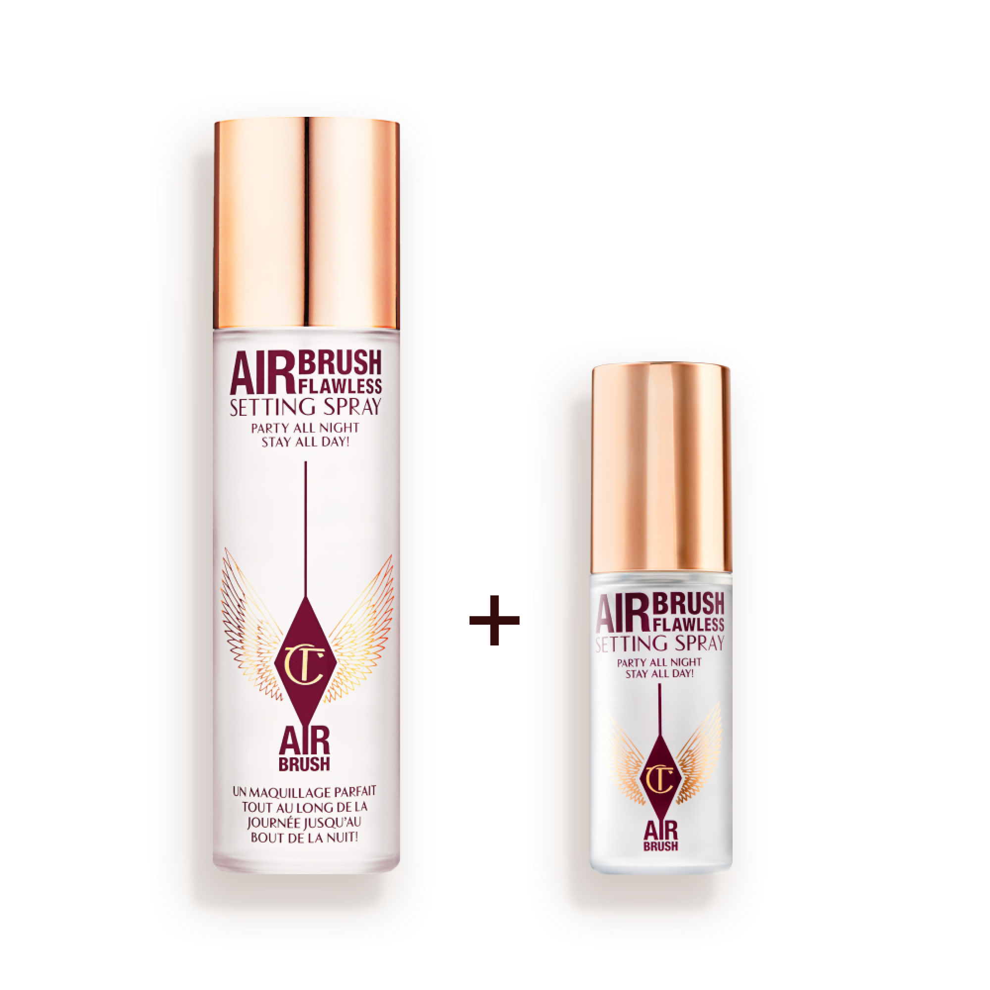 AIRBRUSH FLAWLESS SETTING SPRAY FULL-SIZE + TRAVEL-SIZE DUO